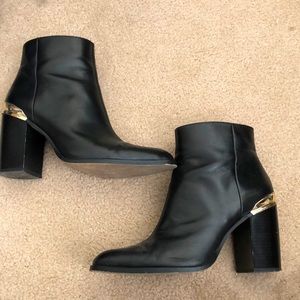 Black Zara booties